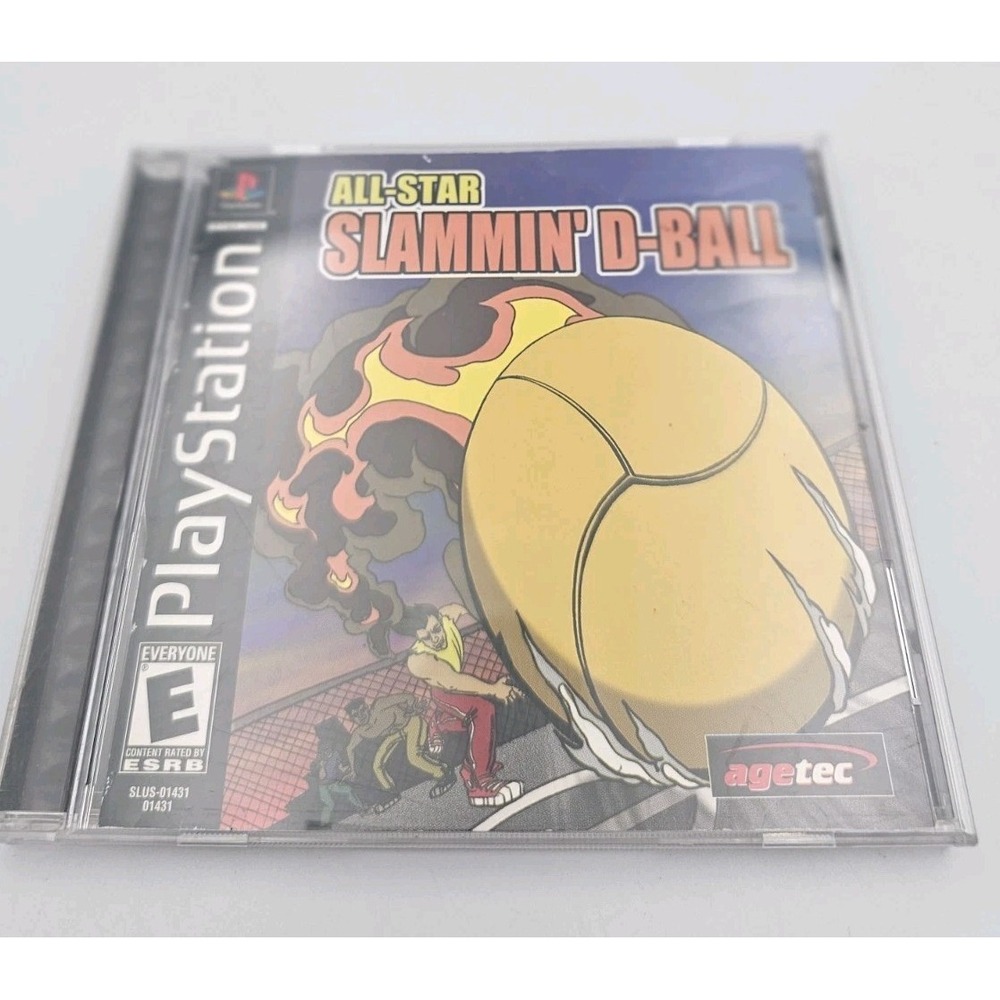 All-Star Slammin' D-Ball Sony PlayStation 1 PS1 2002 A1 Games CIB Tested